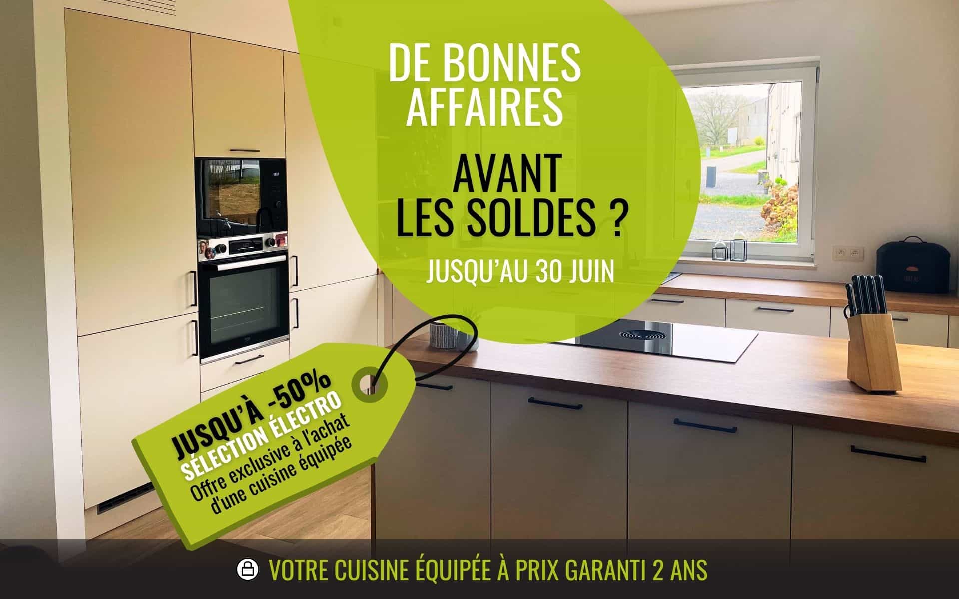 Bonnes affaires cuisine équipée avant les soldes Ideo